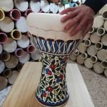 Colored Handmade goblet drum for musicians  - Tablah