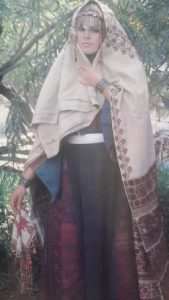 Hebron thobe with headscarf