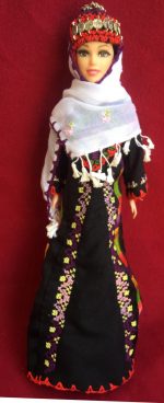 Doll is wearing Palestinian traditional clothes(thobe) - Image 3