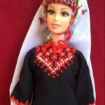 Doll is wearing Palestinian traditional clothes(thobe)