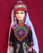 Doll is wearing Palestinian traditional clothes(thobe)