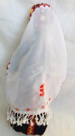 Doll is wearing Palestinian traditional clothes(thobe Al-Anbar ثوب العنبر, Embroidered Dress) - Image 4