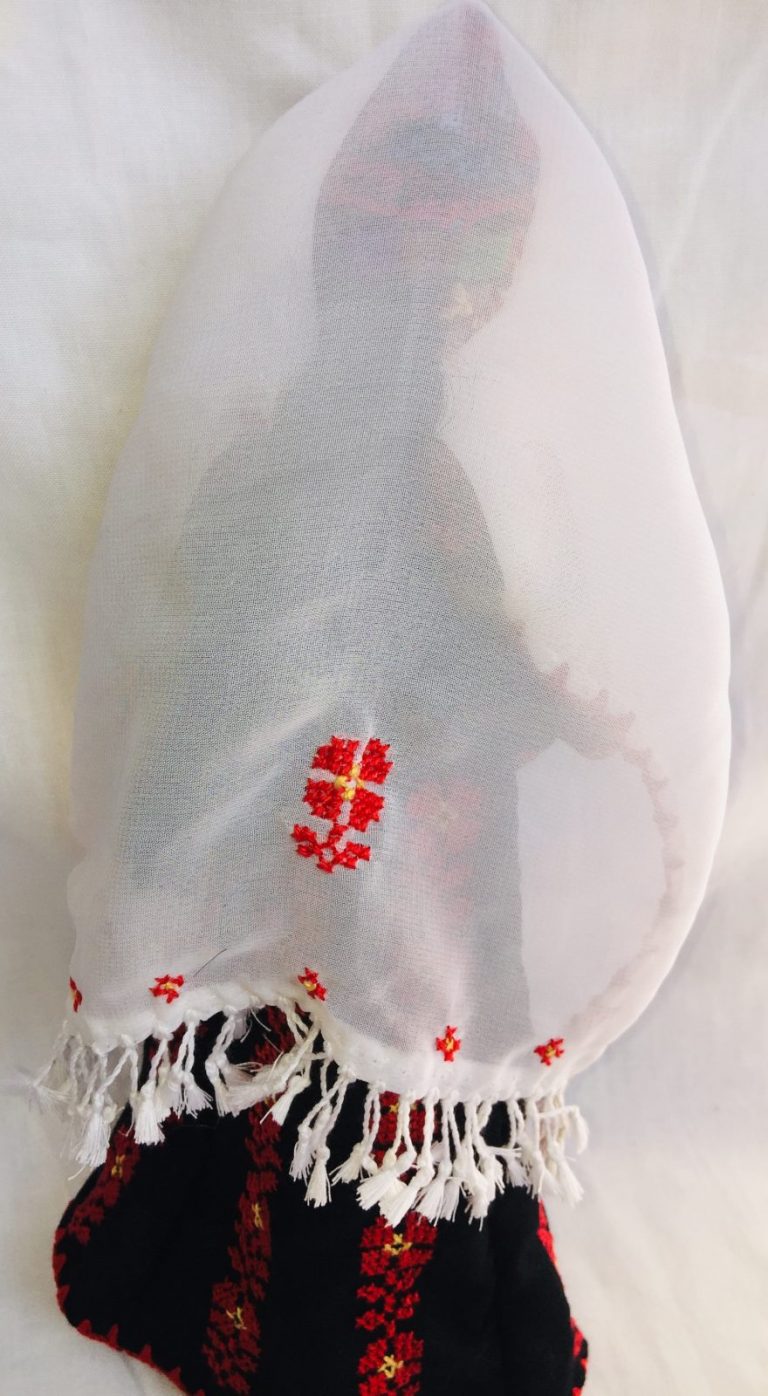 Doll is wearing Palestinian traditional clothes(thobe, Embroidered Dress) - Image 5