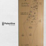 Palestine Wood Map Puzzle Game