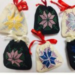 20 Embroidery Gift bags, wedding candy bags mini gift for guests. - Image 5