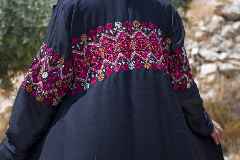 Handmade Palestinian Abaya Embroidered - Image 5