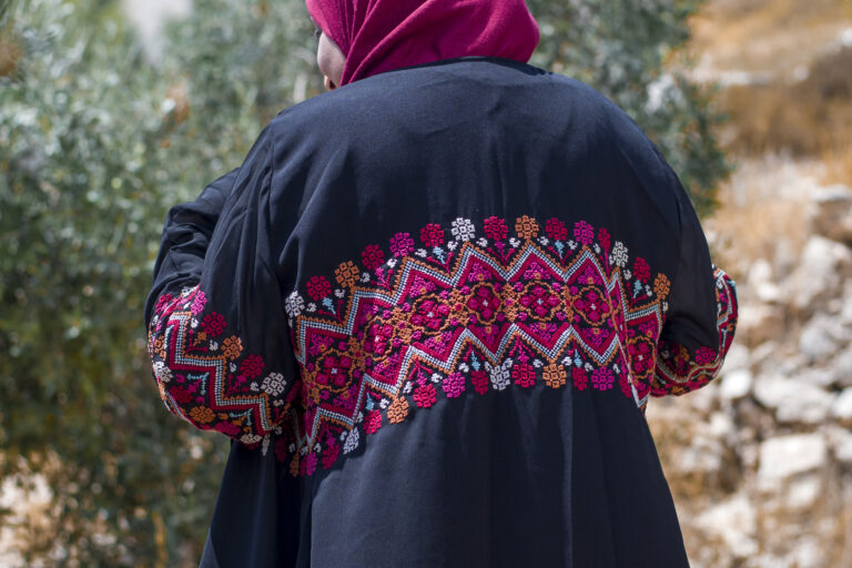 Handmade Palestinian Abaya Embroidered - Image 6