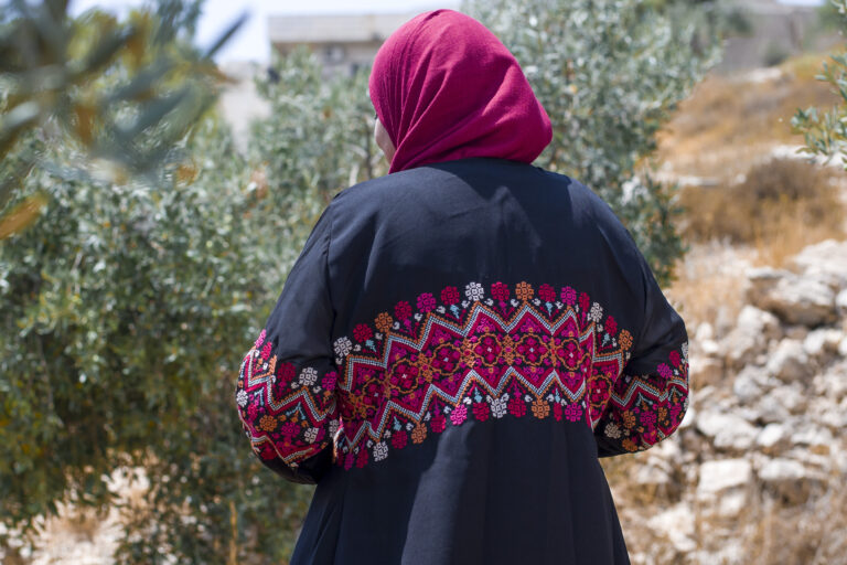 Handmade Palestinian Abaya Embroidered - Image 4