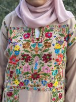 1950s RARE Vintage Palestinian Embroidered Thobe - Image 2