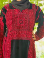 Handmade Palestinian embroidered Thobe with Velvet fabric - Image 15