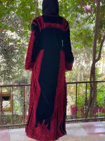Handmade Palestinian embroidered Thobe with Velvet fabric - Image 7