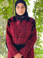 Handmade Palestinian embroidered Thobe with Velvet fabric - Image 2
