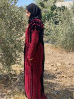Handmade Palestinian embroidered Thobe with Velvet fabric - Image 5