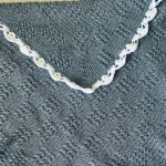 Handmade Baby Crochet Blanket (90x90 cm) - Image 3