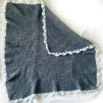 Handmade Baby Crochet Blanket (90x90 cm) - Image 5
