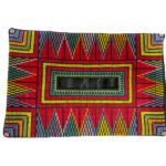 Handmade Embroidered Tissue Holder – Colorful Star Pattern - Image 3