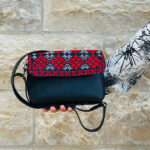 Handmade Embroidered Bag – Traditional Red Floral Pattern