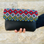 Handmade Embroidered Bag – Heritage Diamond Pattern