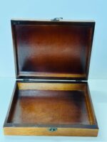 Premium Handmade Palestinian Embroidery Wooden Box - Size 29x23x6 cm