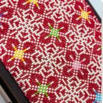 "Heritage of Ancestors" Hand-Embroidered Palestinian Wooden Box - Size 18x31x7 cm - Image 4