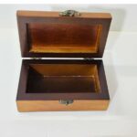 "Spirit of Jerusalem" Wooden Box with Hebron Ceramic - Size 18x10.5x6 cm - Image 5