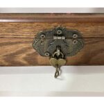 "Ambassador of Freedom" Wooden Box - Hand-Embroidered Palestinian Sunbird (33.5x18x8 cm) - Image 5