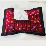 Premium "Palestinian Tatreez" Hand-Embroidered Tissue Packet Cover – Size 20x28 cm